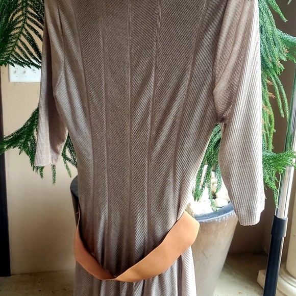 Taupe Fall Signature Robbie Bee L Sweater Dress - Picture 3 of 4